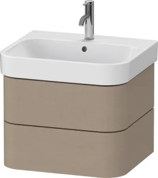 Duravit Happy D.2 Plus Waschtischunterbau wandhängend Leinen Matt 575x490x415 mm - HP4385075750000 HP4385075750000