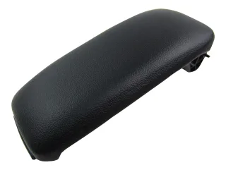 Deckel Abdeckung Leder Schwarz für Original Mittelarmlehne für Audi A3 / S3 8P (2003-2013) inkl. Sportback und Cabrio