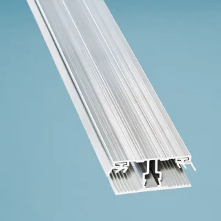 Einfaches Aluminium Mittel Verlegeprofil | Breite 60 mm | für 16 mm Stegplatten