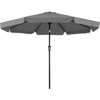KOMFOTTEU Sonnenschirm, neigbar Gartenschirm mit Kurbel, 300cm