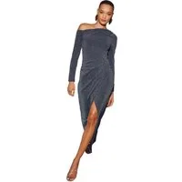 LIPSY Maxikleid Lipsy Langärmeliges Maxikleid, Petite (1-tlg)