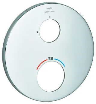 GROHE Rosette 49244 rund für Thermostat-FMS chrom, 49244000 49244000