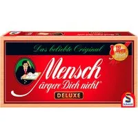 Schmidt Spiele Spiel Mensch ärgere Dich nicht - Deluxe, Familienspiel