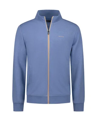 nza new zealand auckland - Pullover Männlich classic blue melange - Gr. - 3XL