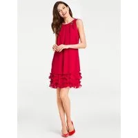 heine Etuikleid Cocktailkleid Ärmellos