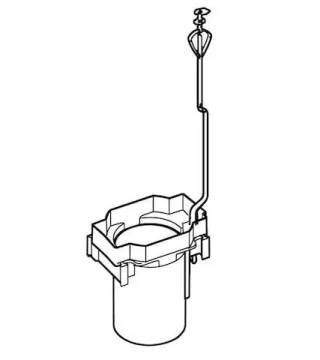Schell Auslaufventilhalter für MONTUS Spülkasten 8cm, 292240099 292240099