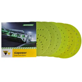 SIA Schleifblatt siapower 1550 siafast Probepaket 150mm K80 - K400 - F03E008R7J