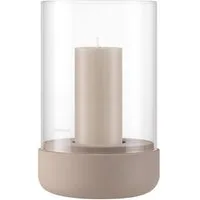 blomus Windlicht -CALMA- Glas Kerzenhalter, Stimmungslicht: modernes Deko-Design (1 St., SIZE M), Exklusive Betonoptik, Handgefertigt, Verschiedene Größen & Farben