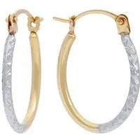 Firetti Paar Creolen Schmuck Geschenk Gold 375 Ohrschmuck Creole