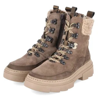Waldläufer Winterboots SAIGA - Gr. 41 - Taupe - Leder & Textil