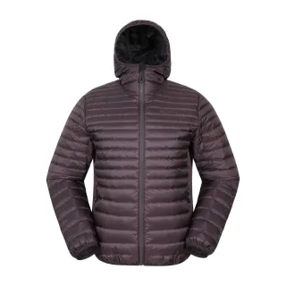 Mountain Warehouse - "Hybrid Extreme" Kapuzenjacke für Herren, Daunen-gefüllt, Federleicht (Dunkelbraun)