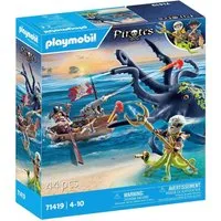 Playmobil® Kampf gegen den Riesenoktopus (71419), Pirates Konstruktions-Spielset, (44 St), Made in Europe