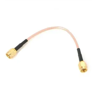 2.4GHz SMA Male to SMA Male RG316 Pigtail Adapter Extended Cable 15cm Silver Plated for FPV Antenna RC Drone