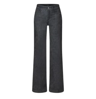 MAC - Wide-Leg Jeans schwarz - Gr. - 30