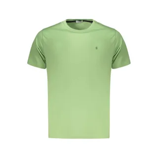 Coveri Moving Grünes Baumwoll-Herren-T-Shirt