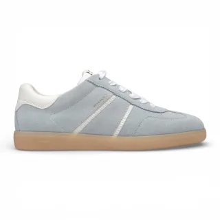 Tamaris Damen-Sneaker aus blauem und weißem Leder