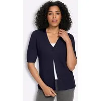 Sieh an! Strickjacke Cardigan Kurzarm