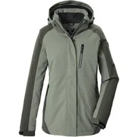Killtec Funktionsjacke KOW 59 WMN JCKT Wind- und wasserdichte Damenjacke, atmungsaktiv, abnehmbare Kapuze