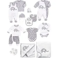 Baby Sweets Erstausstattungspaket Little Elephant Unisex Kinder (Pack, 15-tlg., 15) Baby Erstausstattung Paket, Erstausstattungsset Baby, Neugeborene Set