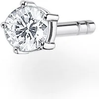 THOMAS SABO Single-Ohrstecker weißer Stein klein, mit Zirkonia (synth)