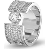JETTE Silberring JETTE Damen-Damenring 925er Silber 155 Zirkonia, Zirkonia, synthetisch