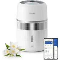Philips Luftbefeuchter HU4210/04 4000 Series mit 300ml/h Befeuchtungsrate, 3,5 l Wassertank, für Räume bis 44 m², mit App-Verbindung