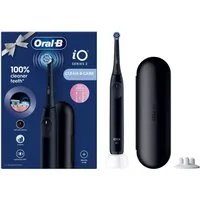Oral-B Elektrische Zahnbürste iO Series 2, Aufsteckbürsten: 1 St., für die sanfte Reinigung, Reise-Etui, Aufsteckbürstenhalter