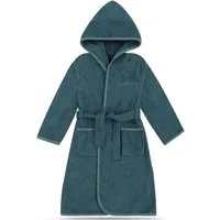 normani Kinderbademantel Kinder Bademantel aus Bio-Baumwolle Ljubljana, Bio-Baumwolle, Kapuze, Bindegürtel, Kinderbademantel aus weichem und schadtsofffreiem Material