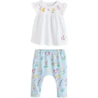 Next Shirt & Leggings 2-teiliges Baby-Set, Kurzarm-Oberteil + Leggings (2-tlg)