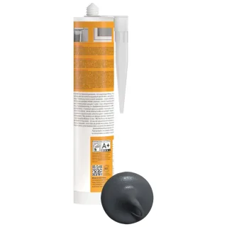 Fischer Bausilikon Construction Pro SI (DBSA) schiefergrau 310 ml - 512213