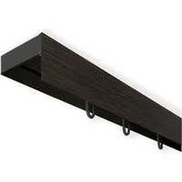SN DECO GROUP Gardinenschiene Vorhangschiene SH (1) mit Blende 5 cm, 1-läufig, Fixmaß, mit Bohren, verschraubt, Kunststoff