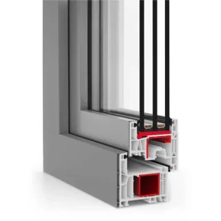 Kunststoff-Alu Fenster, TwinSet neo AD, 510 x 510 mm, einteilig, festverglast, individuell konfigurieren