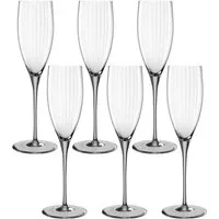 LEONARDO Sektglas POESIA, 6-tlg., Kristallglas, 250 ml, 6-teilig