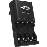 ANSMANN AG Akku Ladegerät für 1-4 AAA AA, Repair-Modus, 100V-240V Universal-Ladegerät