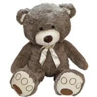 Heunec® Kuscheltier Bär mit Schleife, kitt 100 cm