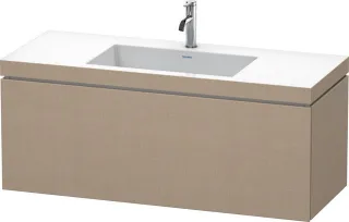 Duravit L-Cube c-bonded Set wandhängend Leinen Matt 1200x480x500 mm - LC6919O7575 LC6919O7575