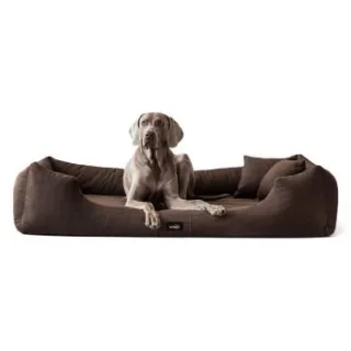 Tierlando MORITZ VIP Hundebett Hundesofa braun 1,1 m, 25 cm, 90 cm