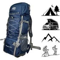 MTB Wanderrucksack 80 Liter Tracking Rucksack Reiserucksack Camping Tasche, mit Rückenlüftung