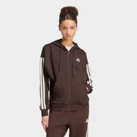 adidas Sportswear Kapuzensweatjacke ESSENTIALS 3-STREIFEN FLEECE