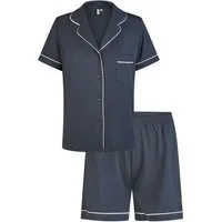 By Louise Shorty Damen Pyjama kurz geknöpft (2 tlg) Klassisches Design