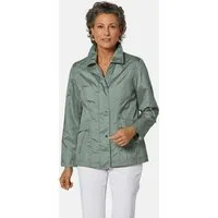 GOLDNER Allwetterjacke Kurzgröße: Freizeitjacke mit Steppdetails Outdoorjacke mit Hemdkragen, Reißverschluss, Druckknöpfen und Langarm