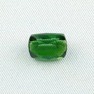 4,04 ct Turmalin Grüner Verdelith Kissenschliff Edelstein Schmuckstein