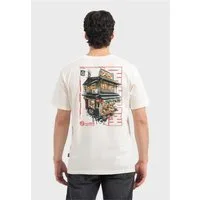 Oldskull T-Shirt Asian Neo Tokyo Floating Izakaya Graphic mit fernöstlichem Motivprint