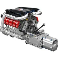 Mould King M Power V8 Motor und Getriebe Bausatz Spielbausteine, (1169 St)