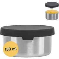 SILBERTHAL Dipschale Aufbewahrungsbehälter 150ml für Dips, Nüsse und Soßen, Edelstahl, (1-tlg)