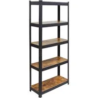 relaxdays Schwerlastregal Industrial 500 kg, 1-tlg., 40 x 90 x 180 cm