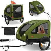 KESSER Fahrradhundeanhänger, Hundeanhänger Boxer 2-in-1 Hundebuggy Fahrradanhänger groß