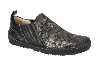 Eject 21565 Schwarz Grau Sportliche Halbschuhe DASS II - Echtleder - Profilsohle