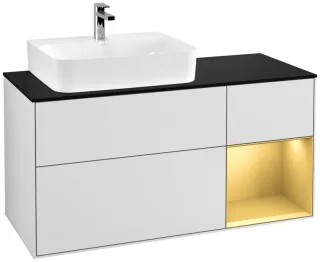 Villeroy & Boch Waschtischunterschrank Finion G15 1200x603x501mm Wandbel. WT li, G152HFMT G152HFMT