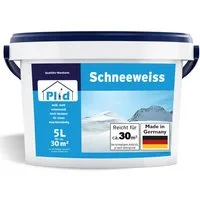 plid Wandfarbe Plid Schneeweiß Wanfarbe innen - Deckenfarbe - Polarweiß - Innenfarbe, Gute Deckkraft, wenig spritzen